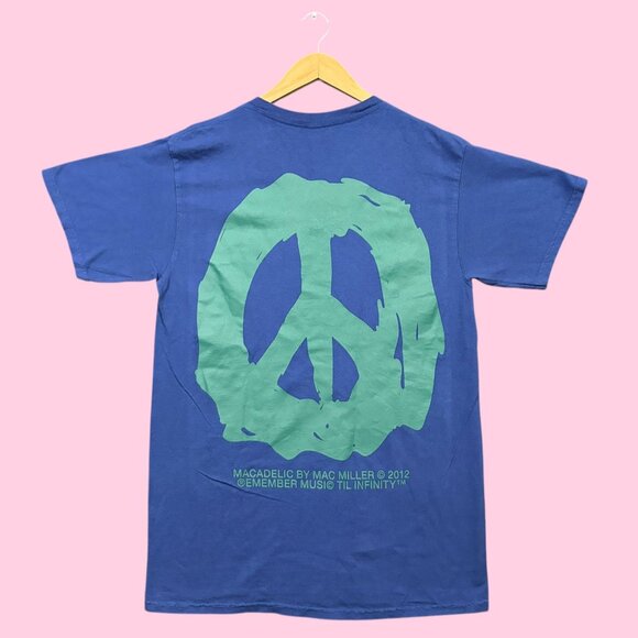 Mac Miller Presents Macadelic Peace Sign Hip-Hop Tee M - Picture 1 of 4